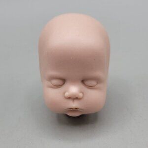 Sugar Lump Porcelain Bisque Doll Head Reproduction by Boots Tyner Unpainted